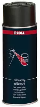 E-Coll Color-Spray seidenmatt 400ml tiefschwarz
