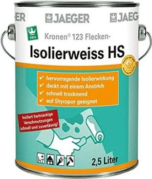 J&auml;ger Kronen Flecken-Isolierwei&szlig; 123 HS 2,5l