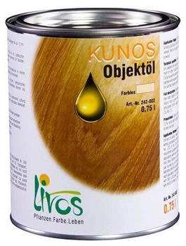 Livos KUNOS Objektöl Nr. 242 - Farblos 0,75 Liter