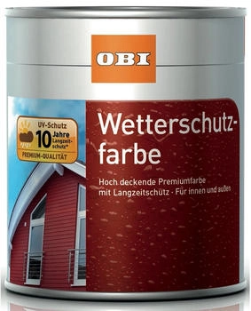 OBI Wetterschutzfarbe Nordischgelb seidenmatt 750ml