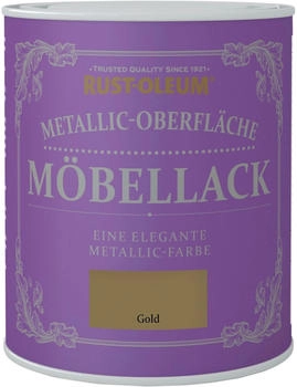 RUST-OLEUM Möbellack Metallisch Gold Matt 750ml