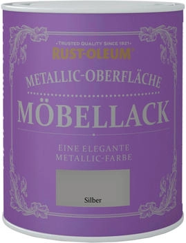 RUST-OLEUM Möbellack Metallisch Silber Matt 750ml