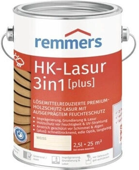 Remmers HK-Lasur 3in1 [plus] wei&szlig; 2,5l