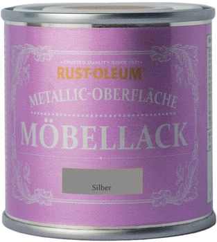 RUST-OLEUM Möbellack Metallisch Silber Matt 125ml
