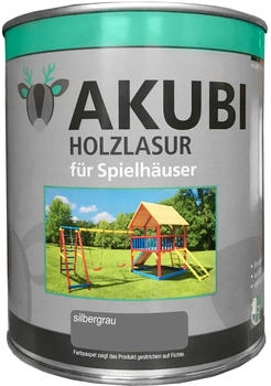 Karibu Holzlasur für Spielhäuser Silbergrau 750ml Karibu Holzlasur für Spielhäuser Silbergrau 750ml