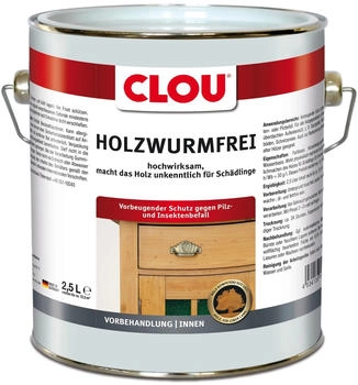 CLOU Holzwurm-Frei 2,5 l Farblos