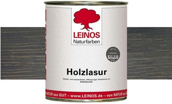 Leinos Holzlasur für außen 260 Anthrazitgrau 0,75 l