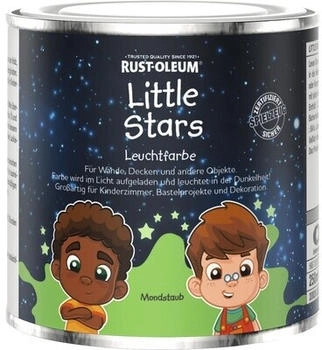 RUST-OLEUM Little Stars Möbelfarbe und Spielzeugfarbe Leuchtfarbe Mondstaub hellgrün 250 ml
