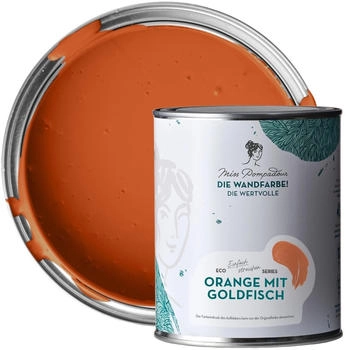 MissPompadour Edelmatte Wandfarbe Orange mit Goldfisch 1L Hochdeckend Spritzfrei MissPompadour Edelmatte Wandfarbe Orange mit Goldfisch 1L Hochdeckend Spritzfrei