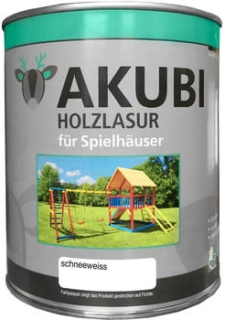 Karibu Holzlasur für Spielhäuser Schneeweiß 750ml Karibu Holzlasur für Spielhäuser Schneeweiß 750ml