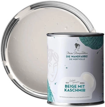 MissPompadour Edelmatte Wandfarbe Beige mit Kaschmir 1L Hochdeckend Spritzfrei MissPompadour Edelmatte Wandfarbe Beige mit Kaschmir 1L Hochdeckend Spritzfrei