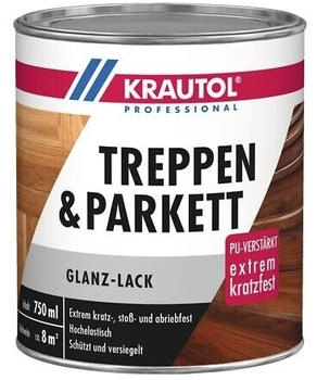 Krautol Treppen- und Parkettlack gl&auml;nzend farblos 0,75 l