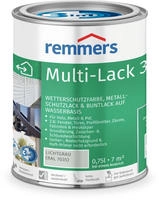 Multi-lack 3in1 Lichtgrau (ral 7035), 0,75 Liter, Wetterschutzfarbe, Metallschutzlack