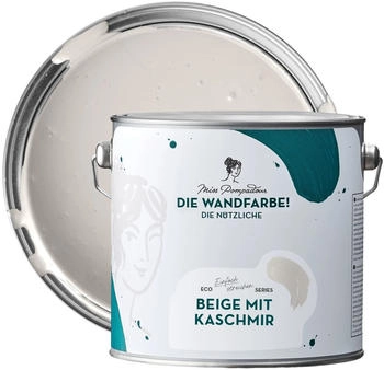 MissPompadour Abwaschbare Wandfarbe Beige mit Kaschmir 2,5L Hochdeckend Scheuerbeständig MissPompadour Abwaschbare Wandfarbe Beige mit Kaschmir 2,5L Hochdeckend Scheuerbeständig
