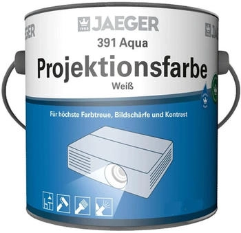 J&auml;ger Aqua Projektionsfarbe wei&szlig; 2,5l