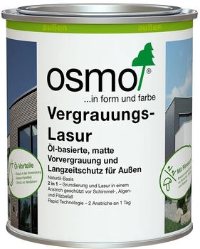Osmo Vergrauungs-Lasur 1920 Lavagrau 0,75l