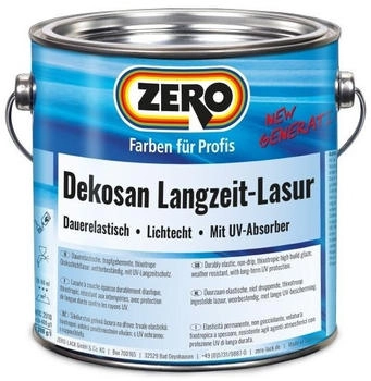 Zero Zero Dekosan Langzeit Lasur - 0,75 Liter Nussbaum