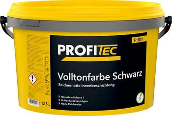 Profitec ProfiTec P 101 Volltonfarbe Schwarz Wandfarbe - 12,5 Liter