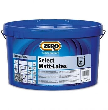 Zero Zero Select Matt Latex Wandfarbe - 5 Liter Weiss Zero Zero Select Matt Latex Wandfarbe - 5 Liter Weiss