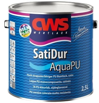 CWS WERTLACK SatiDur Aqua PU - 2,5 Liter Weiss