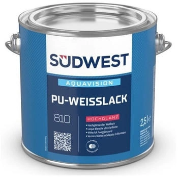Südwest AquaVision PU-Weißlack Hochglanz - 2,5 Liter