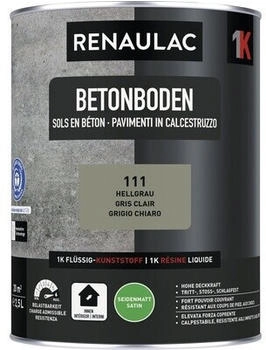 Renaulac Betonbodenfarbe seidenmatt hellgrau 2.5 l