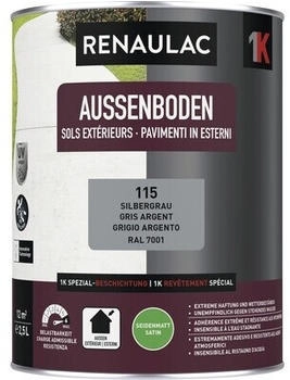 Renaulac Aussenbodenfarbe seidenmatt silbergrau 2.5 l
