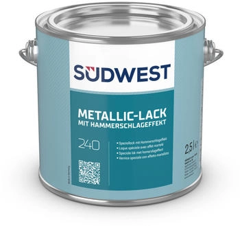 Südwest Metallic-Lack mit Hammerschlageffekt - 0,75 Liter 0013 hellgrau Südwest Metallic-Lack mit Hammerschlageffekt - 0,75 Liter 0013 hellgrau