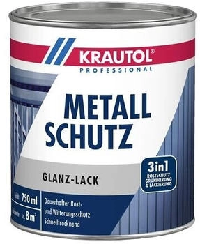 Krautol Metallschutzlack gl&auml;nzend wei&szlig; 0,75 l