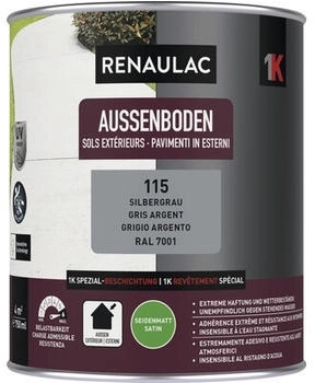 Renaulac Aussen Bodenfarbe seidenmatt silbergrau 750 ml