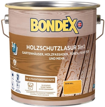 Bondex Holzschutzlasur 3 in 1 Nussbaum 4 l