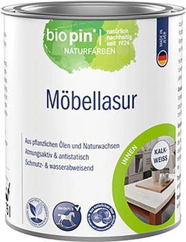 Biopin Möbellasur kalkweiß 0,75 l