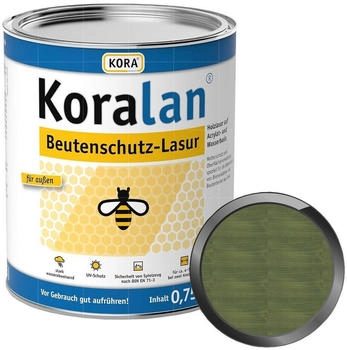 Kora Holzschutzlasur LAN BEUTENSCHUTZ-LASUR 0.75 LTR Tannengrün