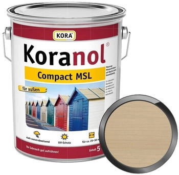 Kora Holzschutzlasur NOL COMPACT MSL 5 LTR ANTIKGRAU