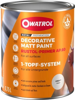 OWATROL Rostschutzgrundierung AP 60 Ein Produkt dreifache Wirkung. Extrem kriechfähig. Grau