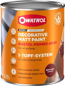 OWATROL Rostschutzgrundierung AP 60 Ein Produkt dreifache Wirkung. Extrem kriechfähig. Rotbraun