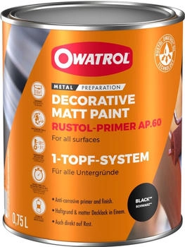 OWATROL Rostschutzgrundierung AP 60 Ein Produkt dreifache Wirkung. Extrem kriechfähig. Schwarz
