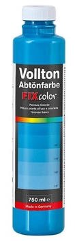 Baufan Vollton- und Abtönfarbe Farbe zum Mischen Innen und Außen Farbtöne für dekorative Anstriche + Abtönen weißer Dispersionsfarben Petrol
