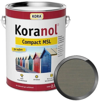 Kora Holzschutzlasur NOL COMPACT MSL 2.5 LTR SILBERGRAU