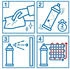 WEICON Sprühfarbe Chrom-Silber-Spray hochbrillante Oberflächenbeschichtung 400 ml für effektvolle Dekorationsarbeiten und zur optischen Aufwertung
