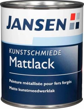 Jansen Jansen Kunstschmiede- Mattlack Graphitschwarz bürstbar 0.75 Liter
