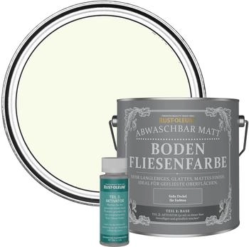 RUST-OLEUM Green Washable Matt Floor Tile Paint - Apple Blossom 2.5L