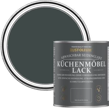 RUST-OLEUM Black Scrubbable Kitchen Cupboard Paint in Satin Finish - Black Sand 750ml