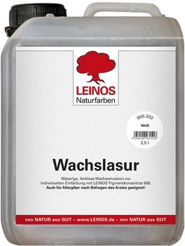Leinos Wachslasur Basis 600.202 weiss 2,5 Liter