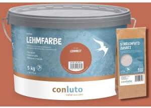 Conluto Lehmfarbe CL 120 Lehmrot 5 kg