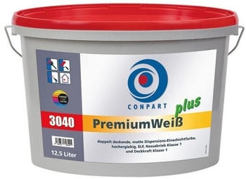 Conpart Premium Weiß 3040 doppeldeckend 12,5 Liter Weiss