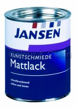 Jansen Jansen Kunstschmiede-Mattlack Schwarz 0.75 Liter