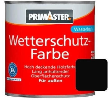 PRIMASTER Wetterschutzfarbe 2,5 L schwarz - [GLO765153707]