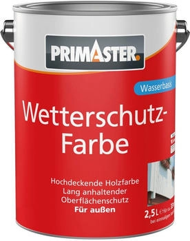 PRIMASTER Wetterschutzfarbe 2,5 L anthrazitgrau - [GLO765153676]