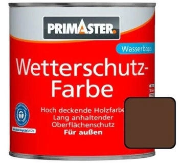 PRIMASTER Wetterschutzfarbe 2,5 L dunkelbraun - [GLO765153687]